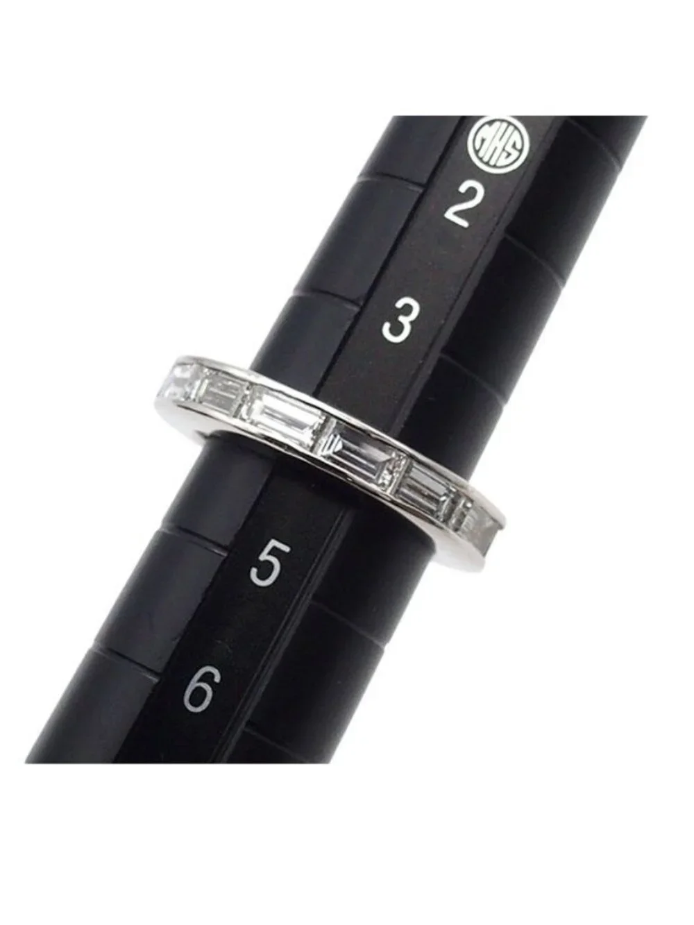 Harry Winston Baguette Cut Channel Set Ring Platinum Diamond